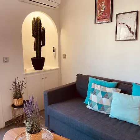 Croisette - Plages - Palais - Bord De - Moderne Et Lumineux Avec Balcon شقة كان